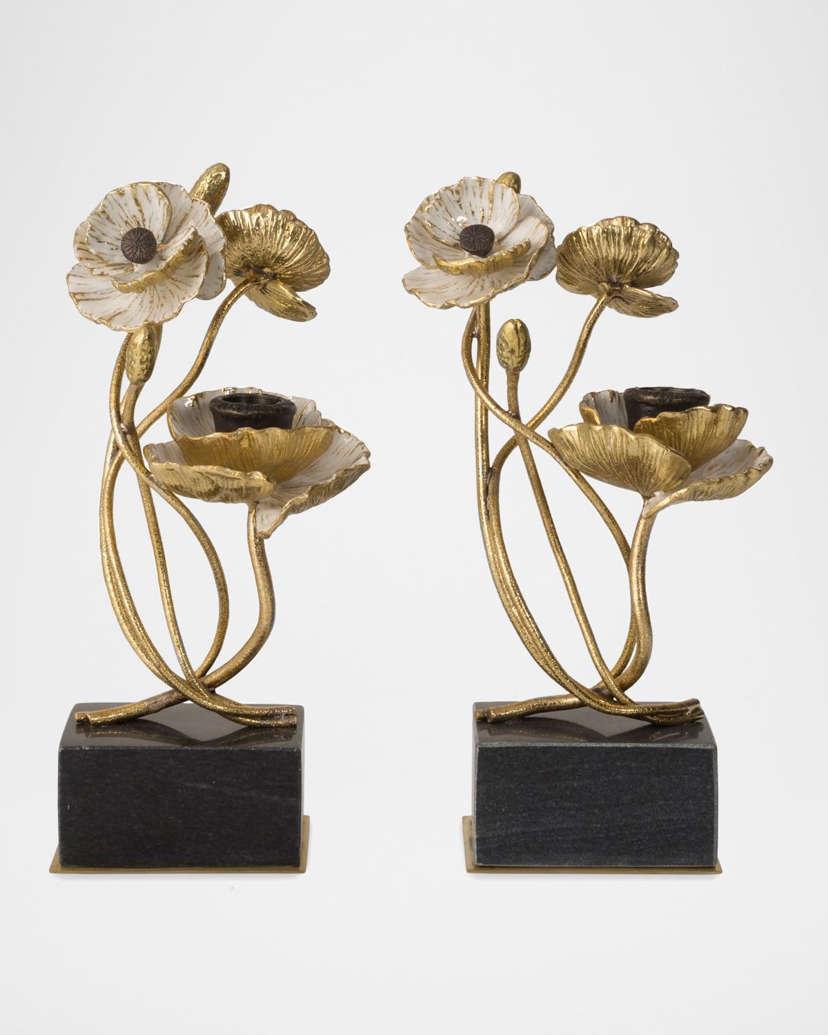 Anemone Candleholders, Set of 2