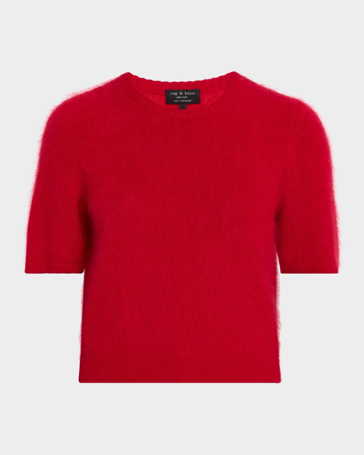 Jada Cashmere Short-Sleeve Sweater