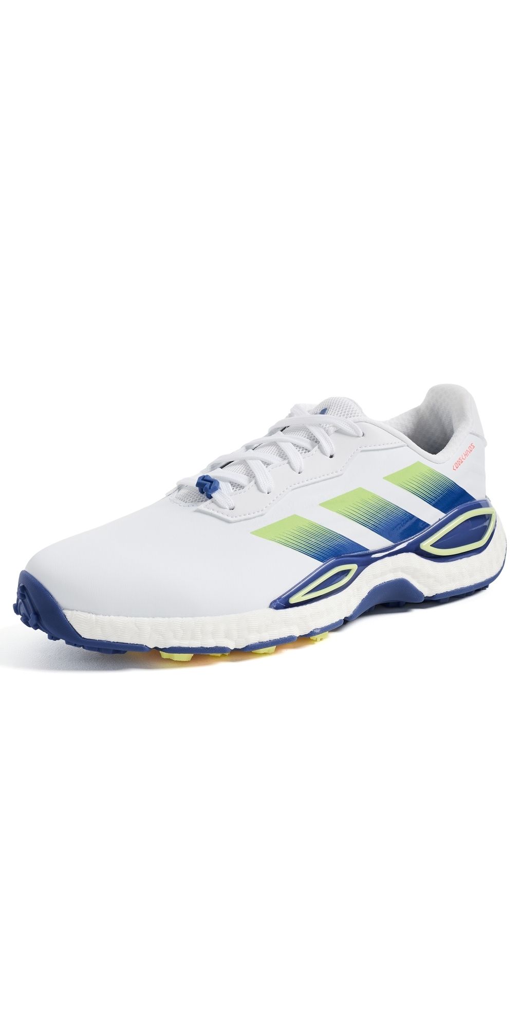 Adidas Golf Codechaos Spikeless Golf Shoes White/Frozen Lemon/Indigo 8.5