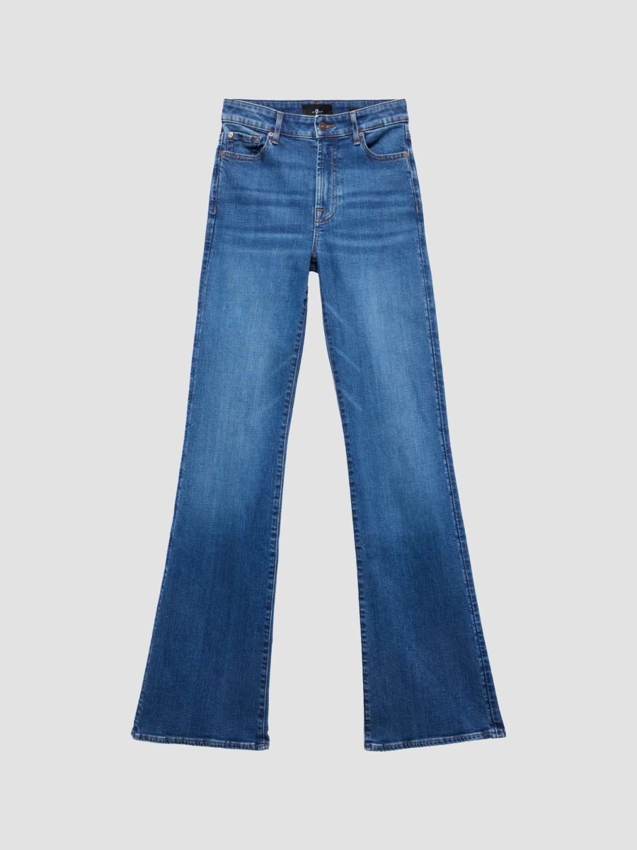 7 For All Mankind Women's Leggy Boot-Cut Jeans - Moonwater - Size 31