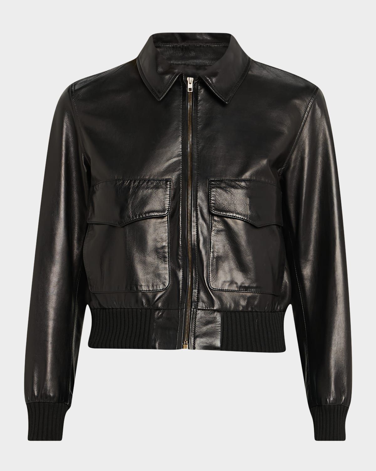 Redley Leather Bomber Jacket