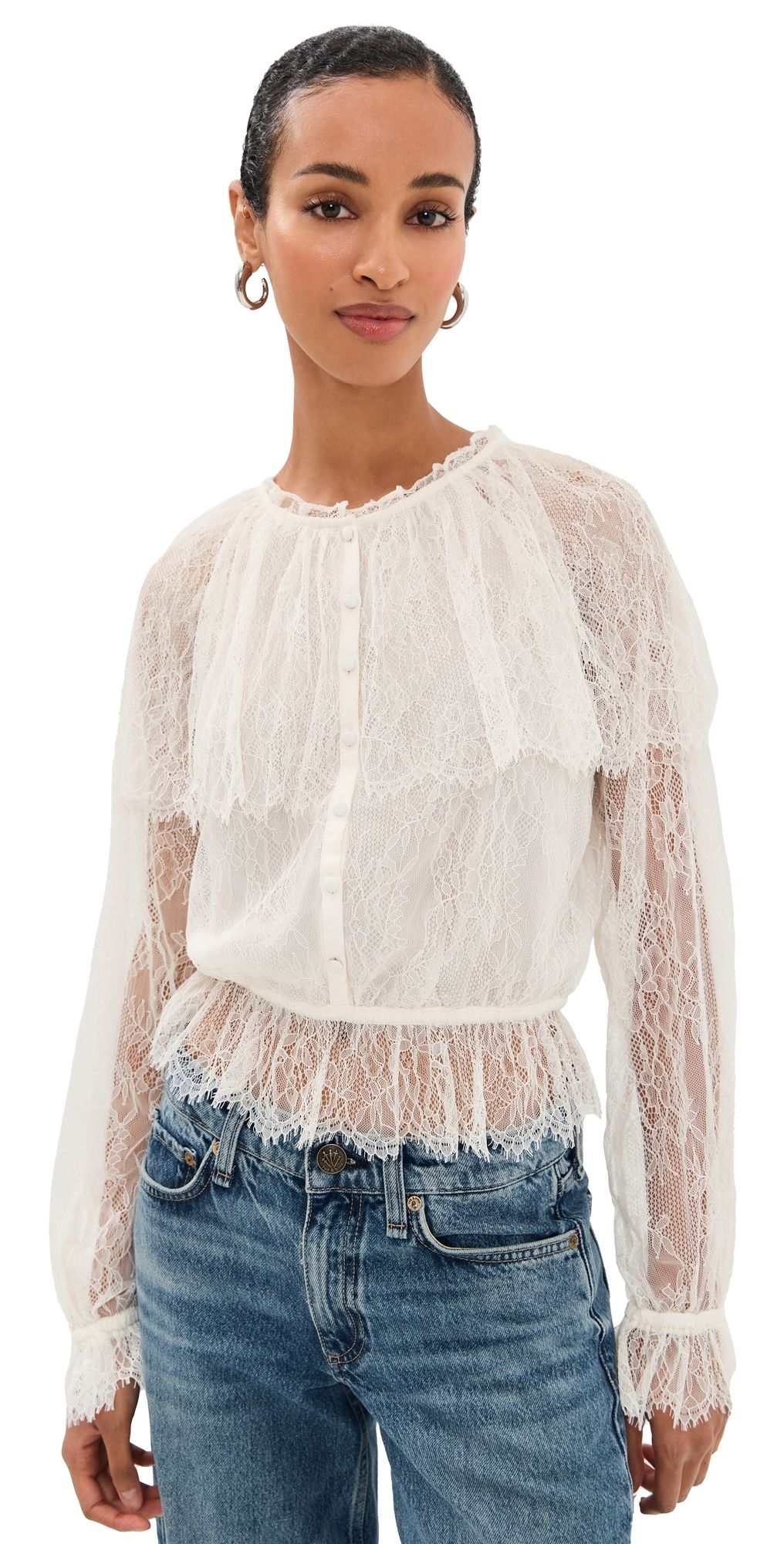 CAMI NYC Vitoria Blouse Macadamia L
