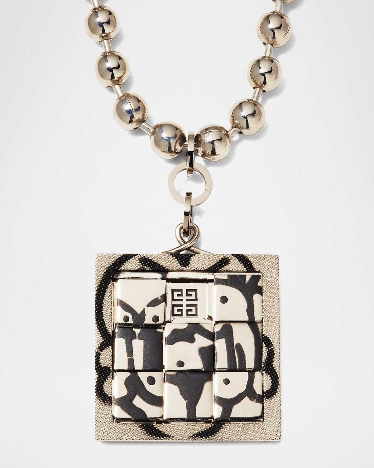 x Chito Men & apos;s Dog Puzzle Tag-Effect Pendant Necklace