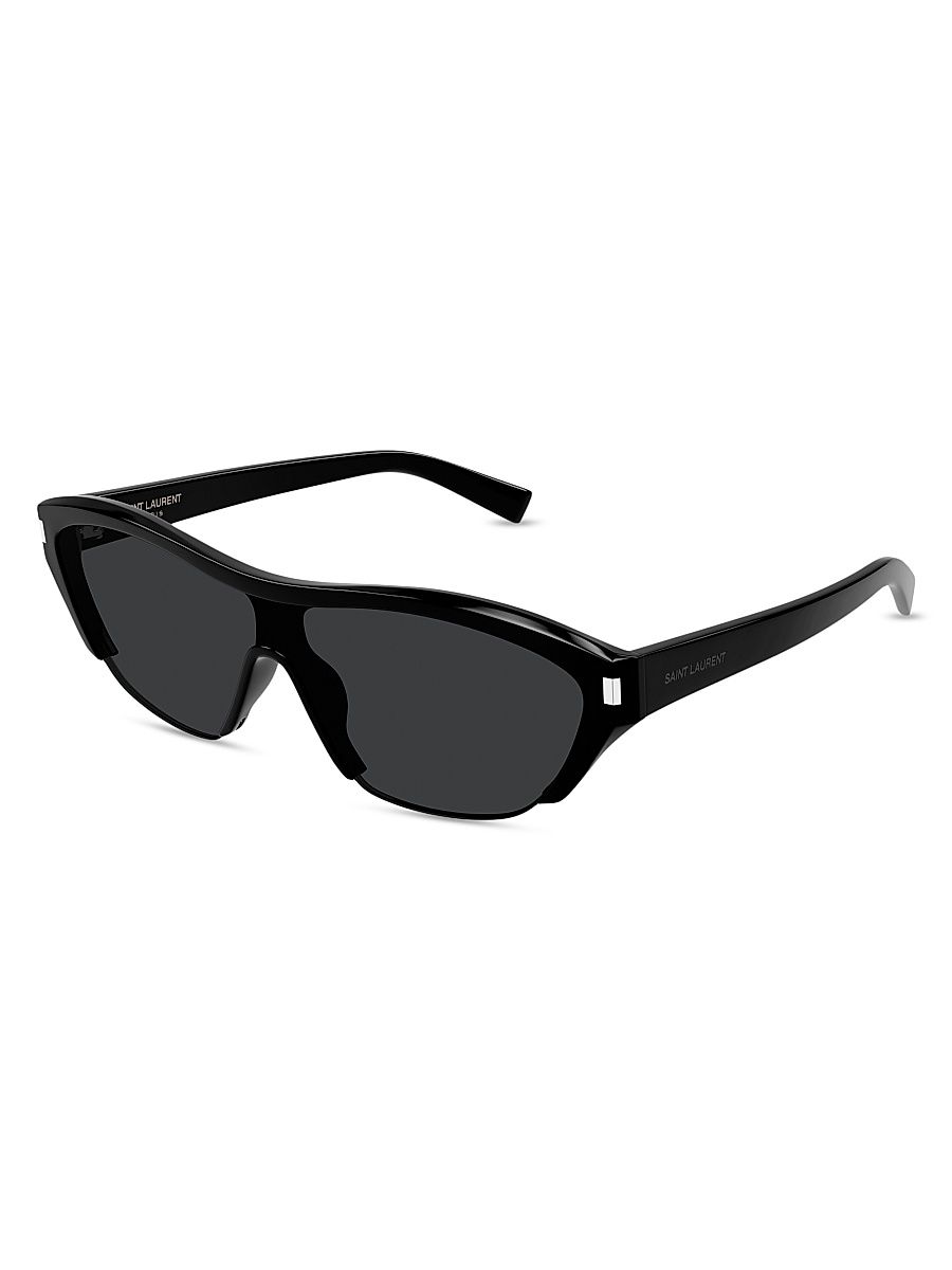 Women's Mask 99MM Sunglasses - Black