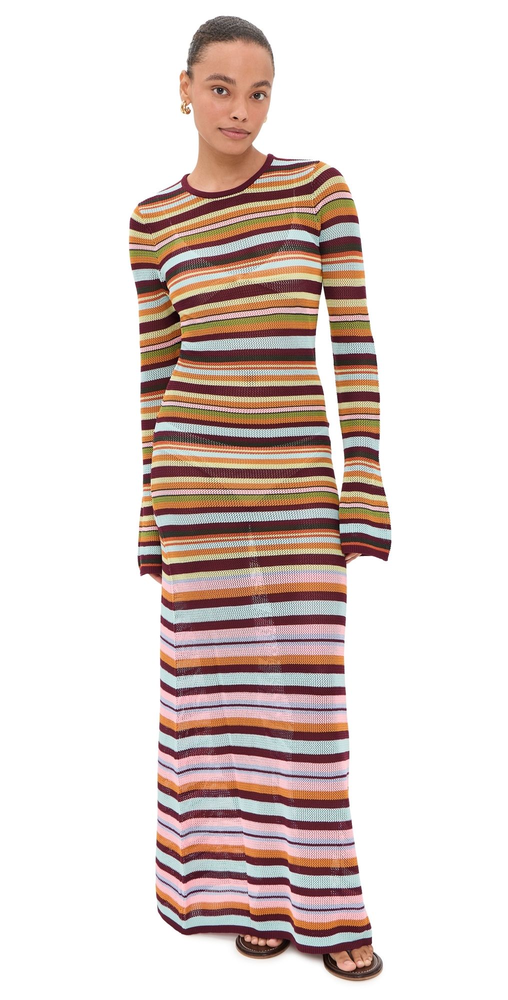 Beach Riot Joie Coverup Dress Paradise Stripe XS