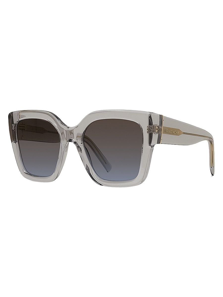 Women's 53MM Square Sunglasses - Grey Blue