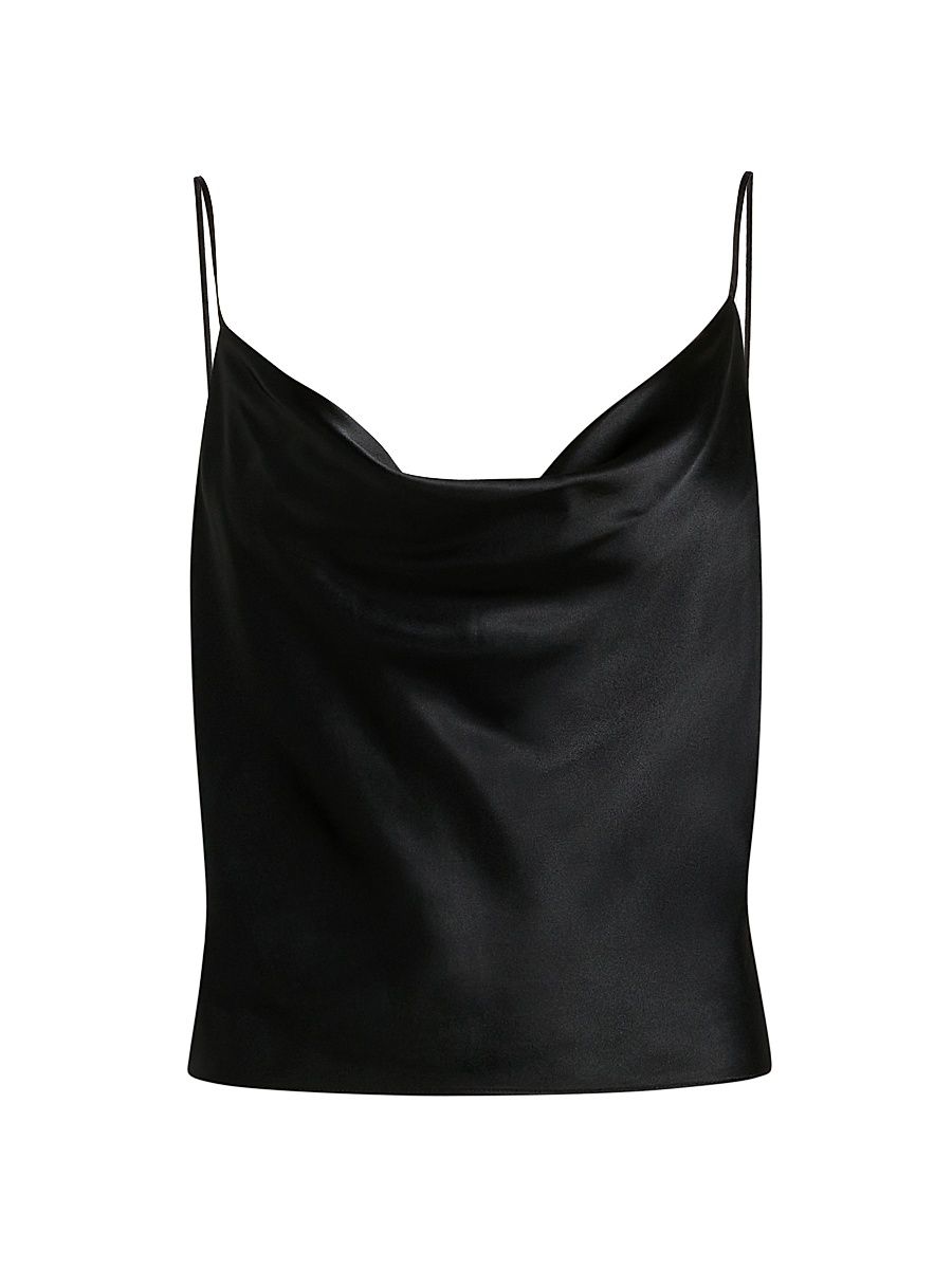 Women's Core Silk Cowl Cami - Black - Size XL