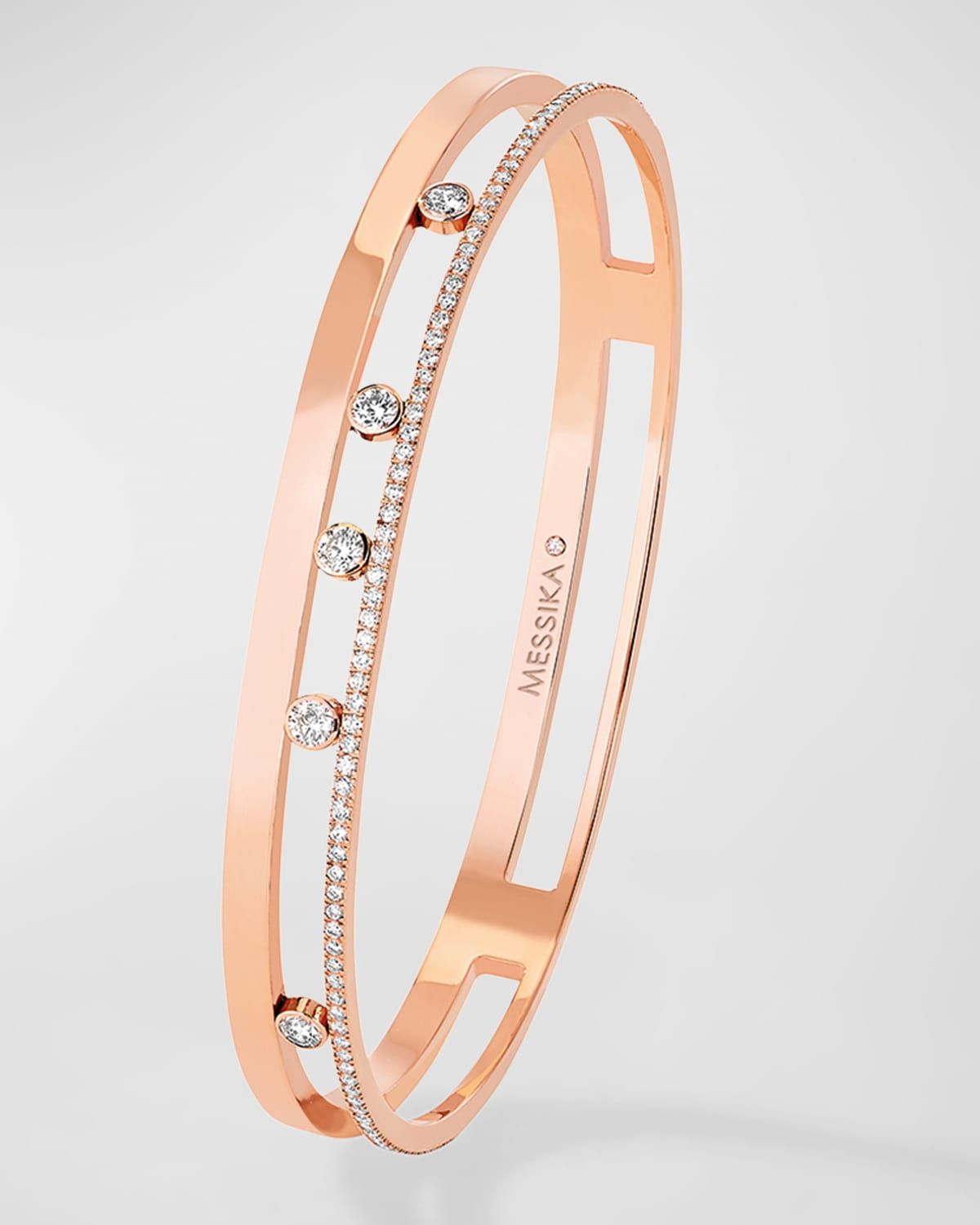 MOVE ROMANE 18K ROSE GOLD DIAMOND BRACELET