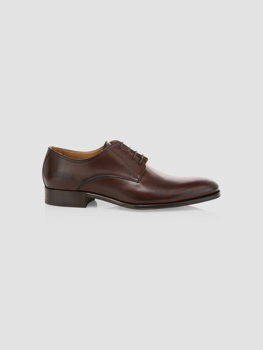 To Boot New York Men's Declan Leather Derbys - Cloud Cacao - Size 13