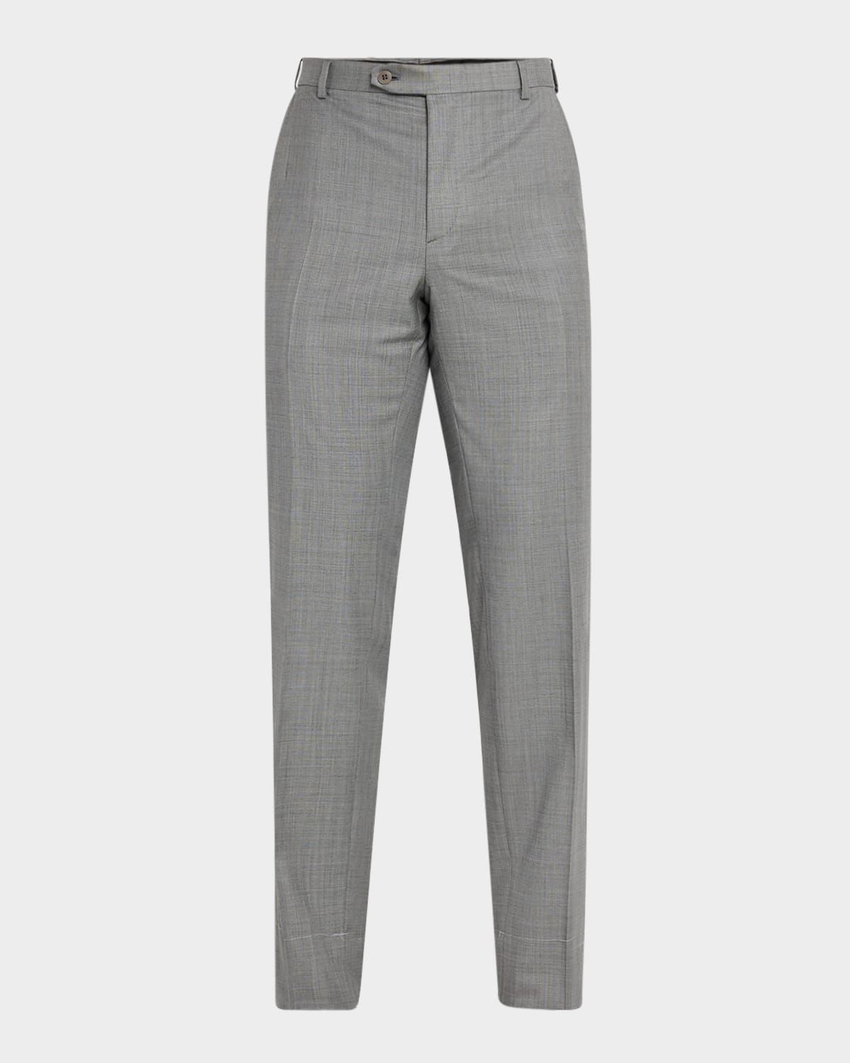 Men & apos;s Wool Sharkskin Pants