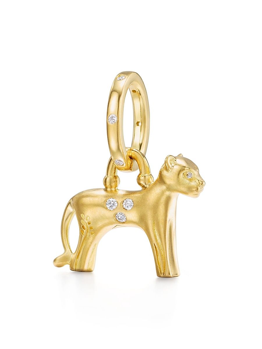 Women's Simba 18K Yellow Gold & 0.06 TCW Diamond Pendant - Yellow Gold