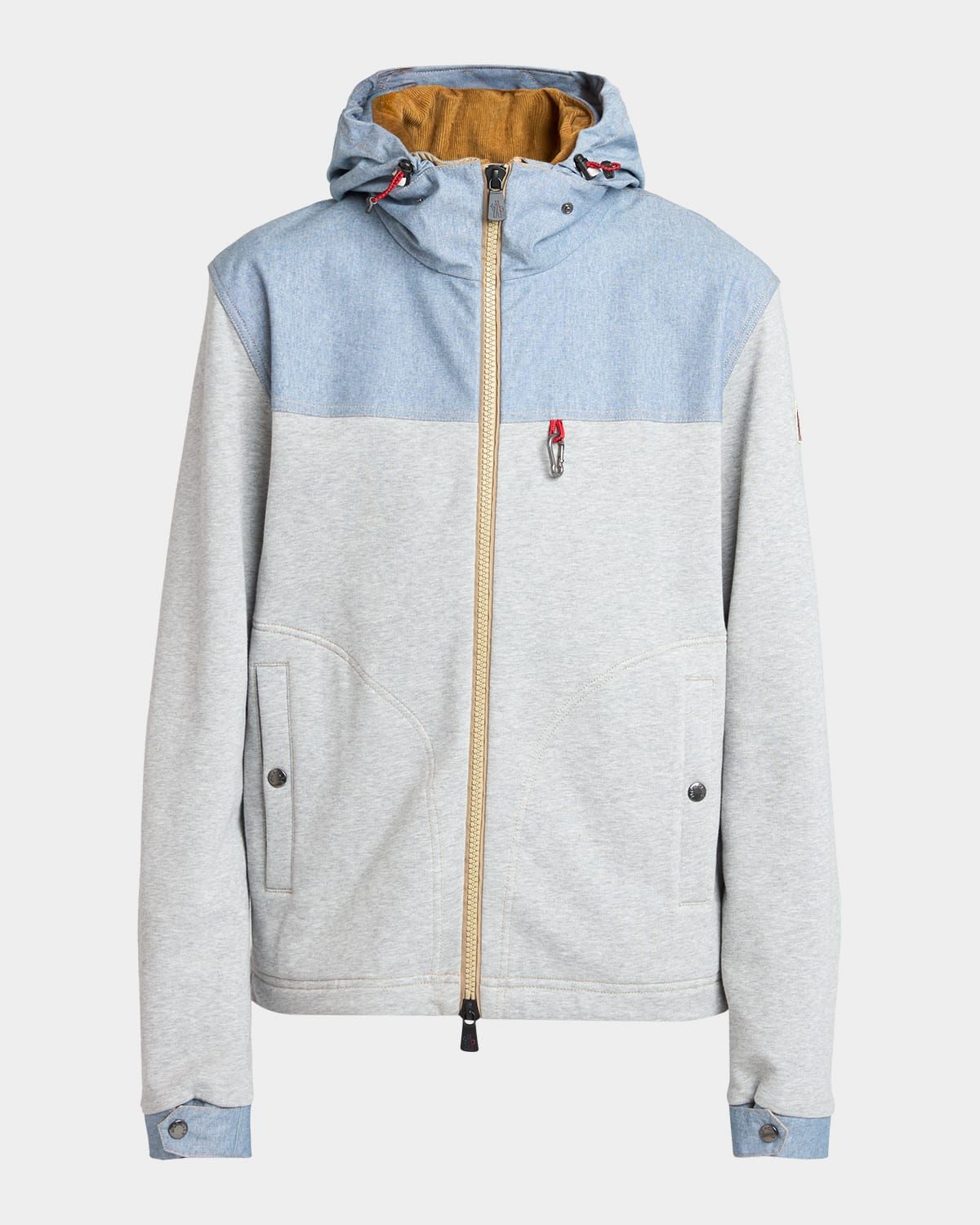 Men & apos;s Hooded Full-Zip Jacket with Clip