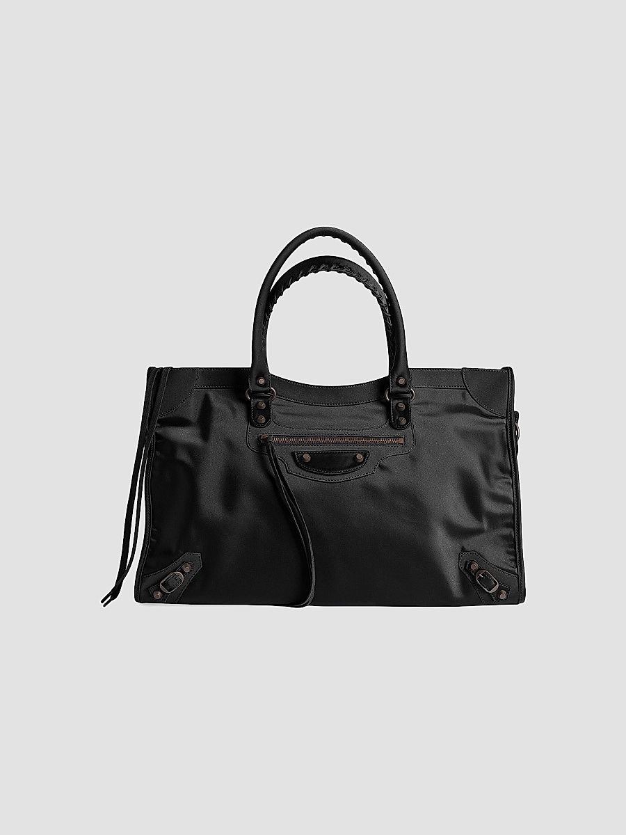 Balenciaga Men's Le City Tote Bag - Black