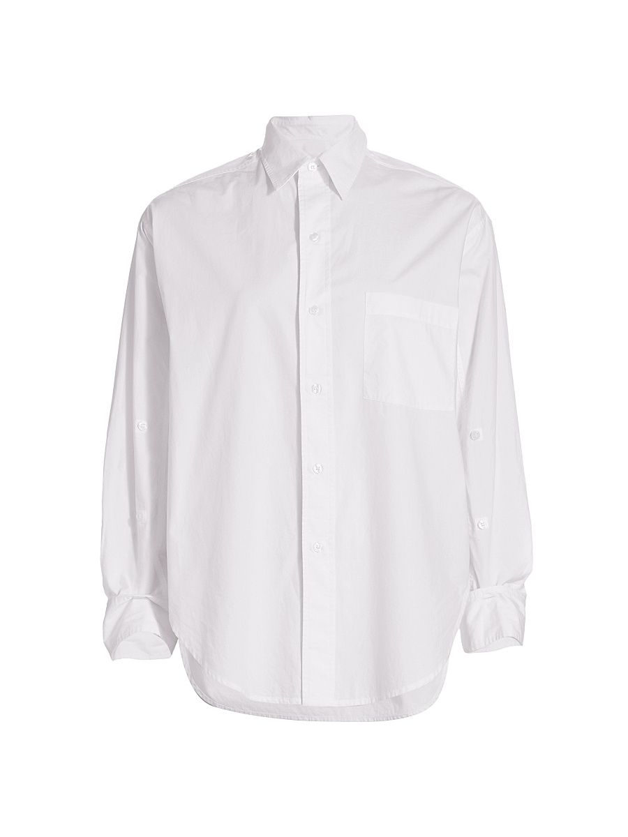 Women's Kayla Button-Up Shirt - Optic White - Size XL