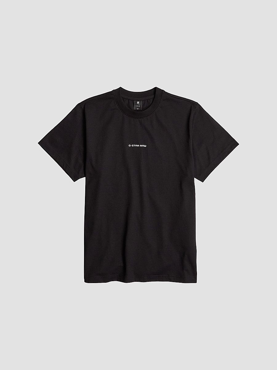 G-Star Men's Logo Cotton Short-Sleeve T-Shirt - Dark Black - Size Large