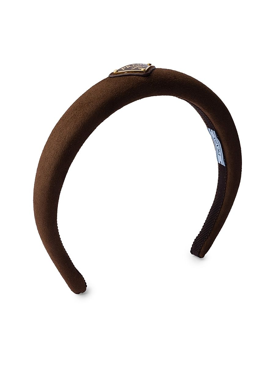 Women's Suede Headband - Brown