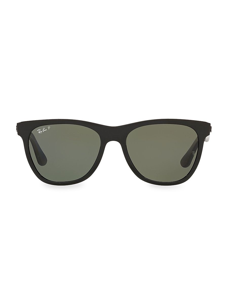 Women's RB4184 54MM Polarized Square Sunglasses - Black