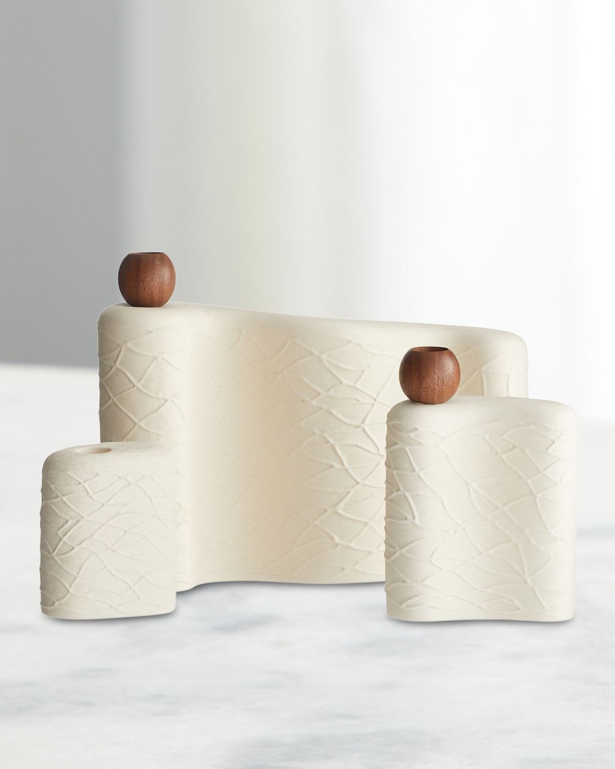 Hesner Candleholders, Set of 3