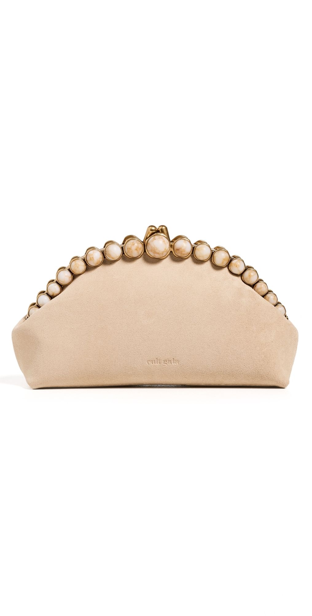 Cult Gaia Una Clutch Sand One Size