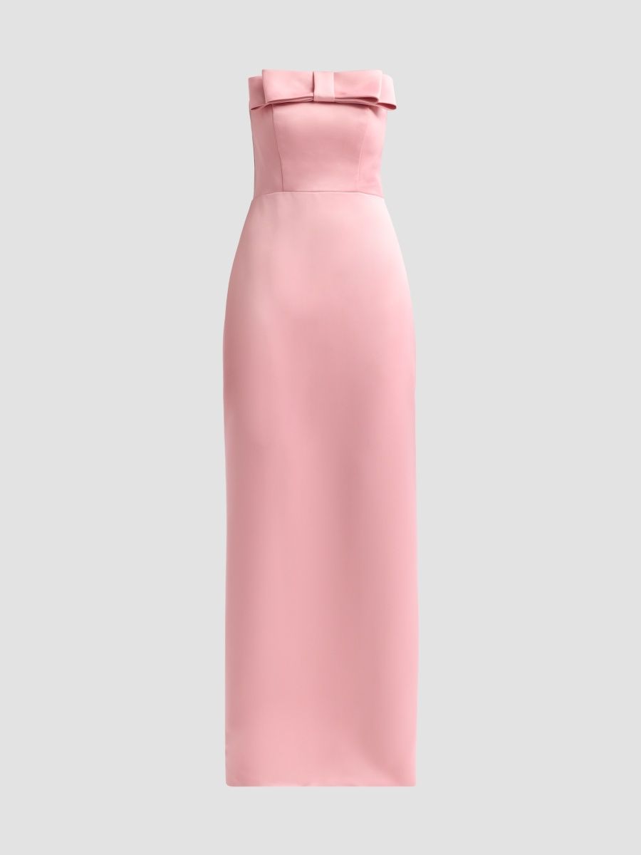 As It May Women's Elyna Bow Duchess Gown - Tea Rose - Size XXS