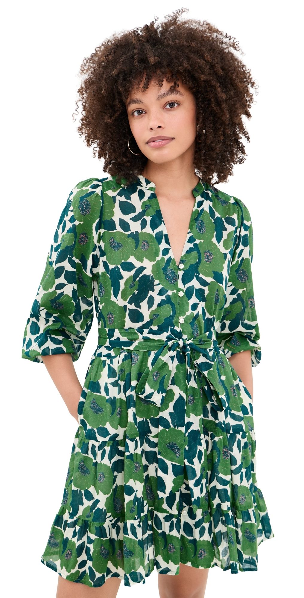 Birds of Paradis Celeste Vega Floral Dress Vega Floral S