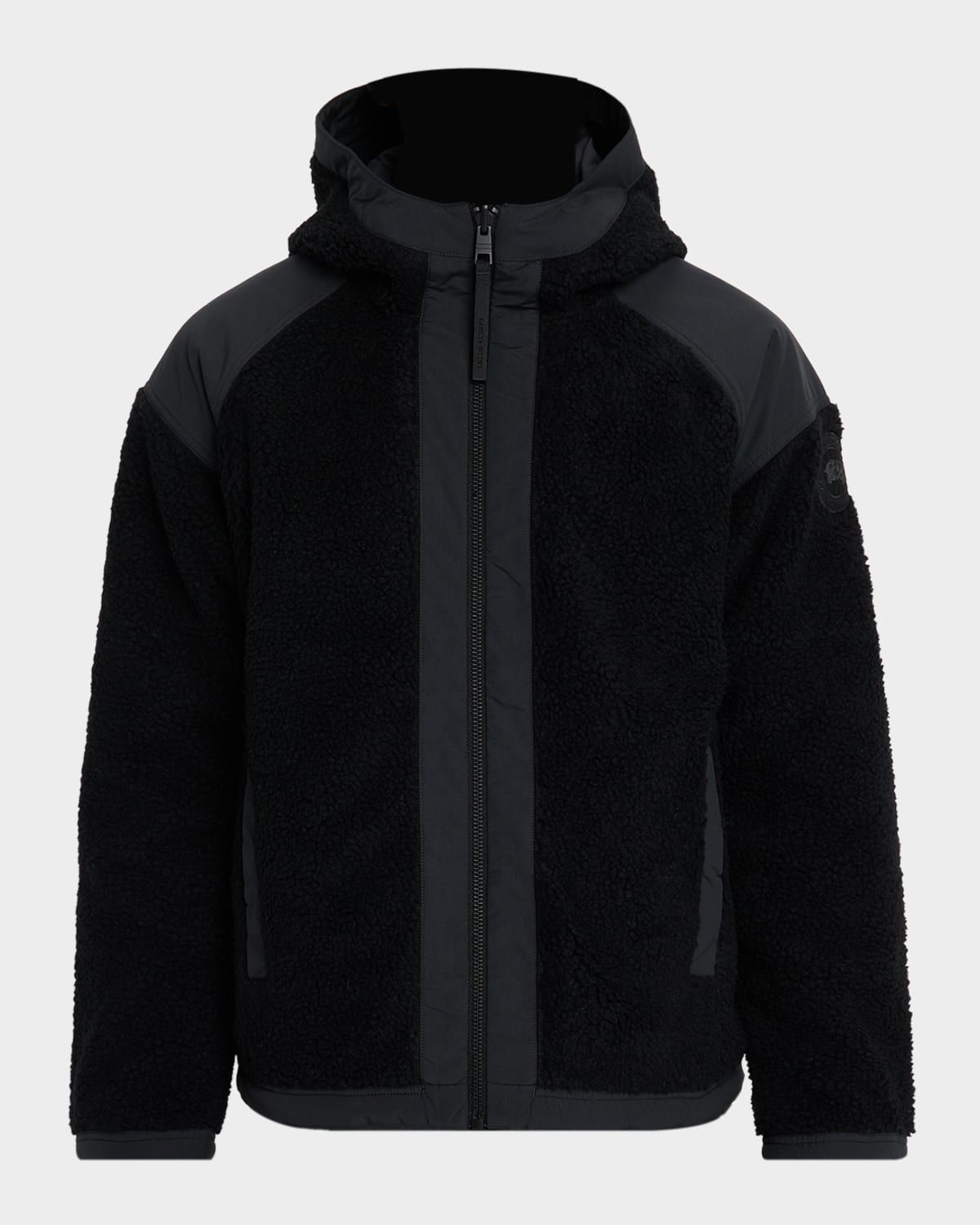Men & apos;s Alberni Reversible Fleece Hooded Bomber Jacket