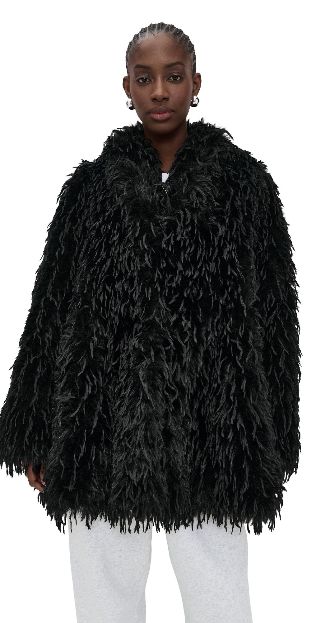 Cultnaked Purrr Coat Black One Size