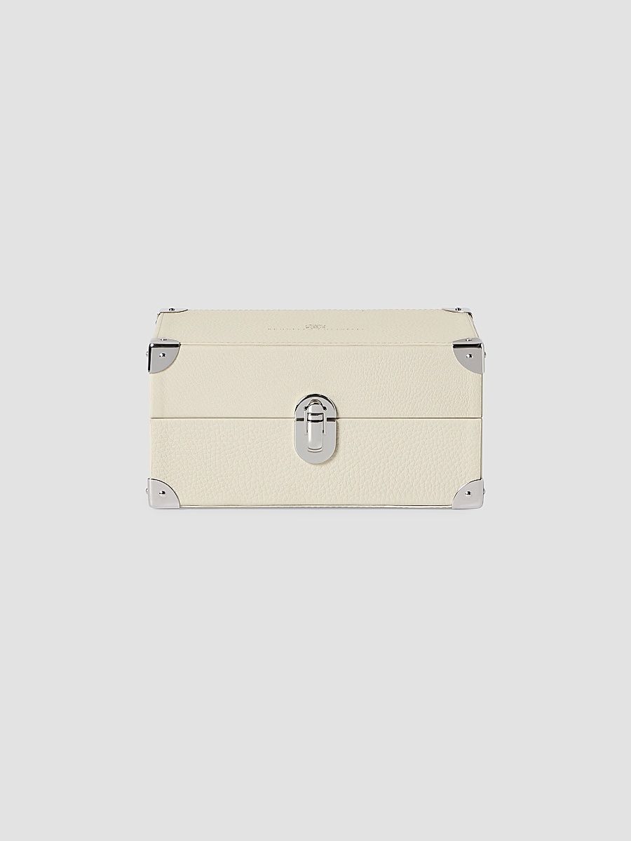 Grained Calfskin Watch Box - Ivory