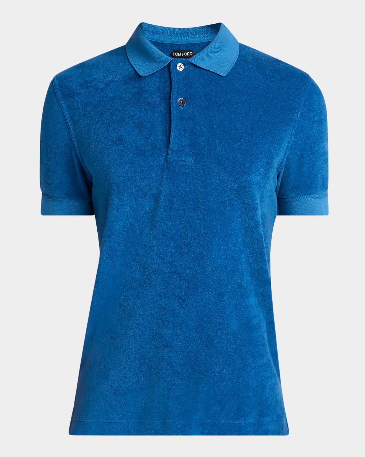 Men & apos;s Cotton Terry Polo Shirt
