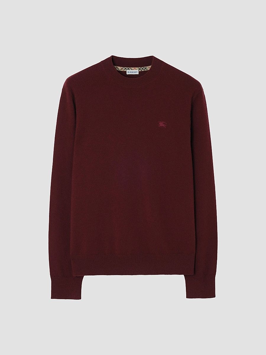 Men's Clifford EKD Crewneck Sweater - Oxblood Red - Size XL