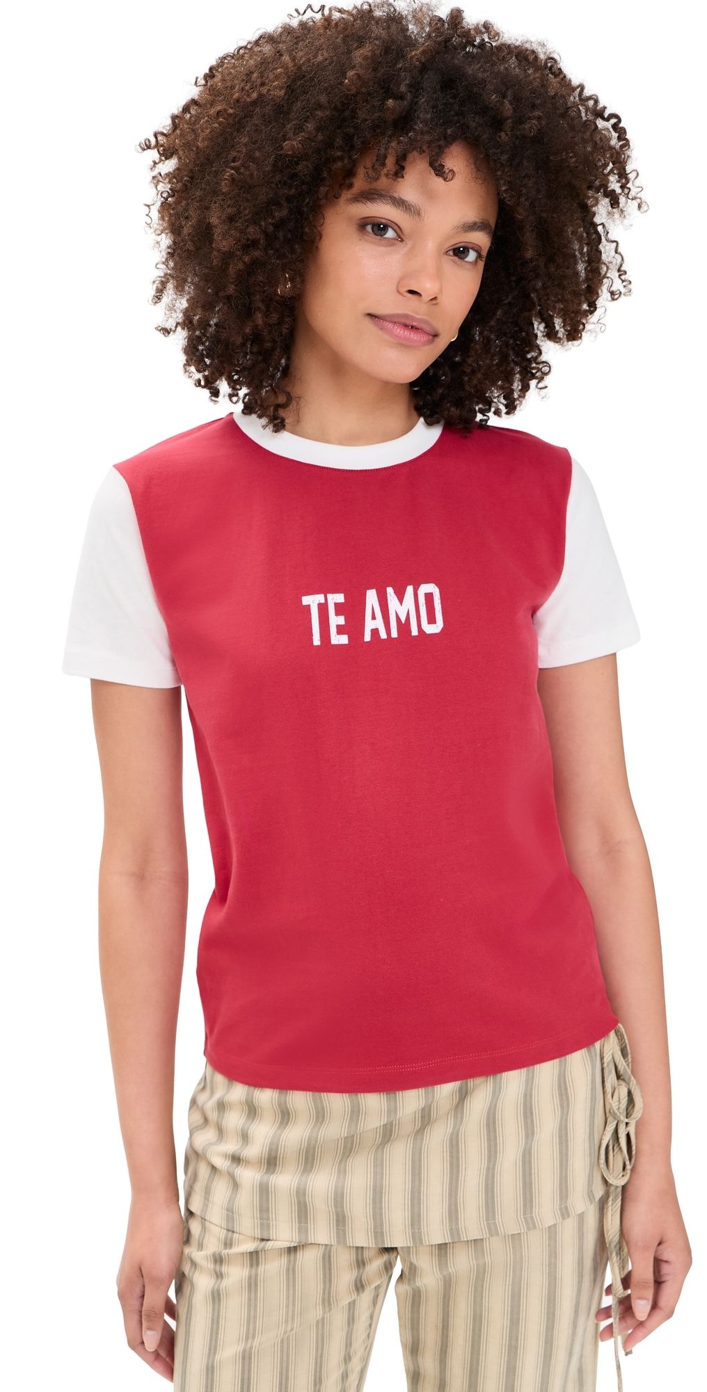 Lioness Te Amo Tee Crimson XS