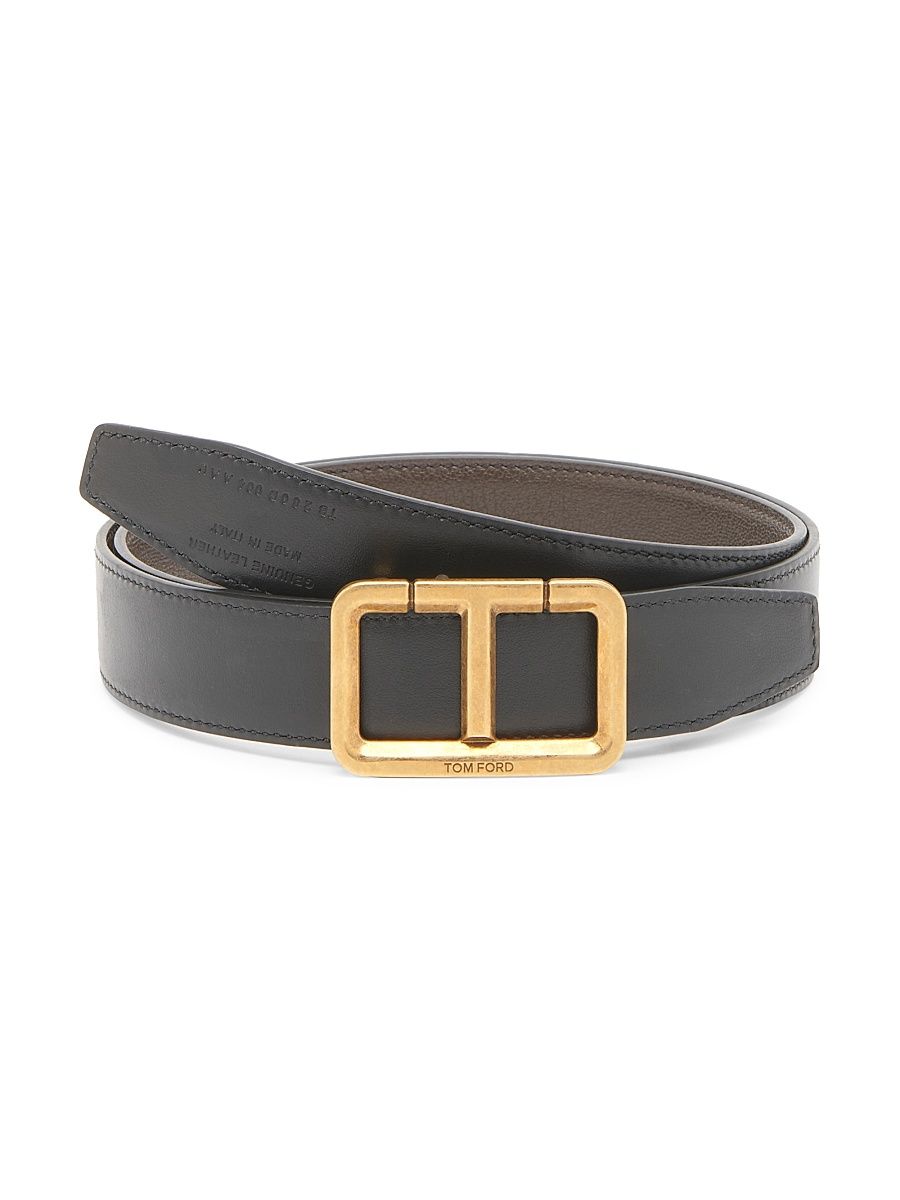 Men's T Buckle Belt - Gold - Size 40