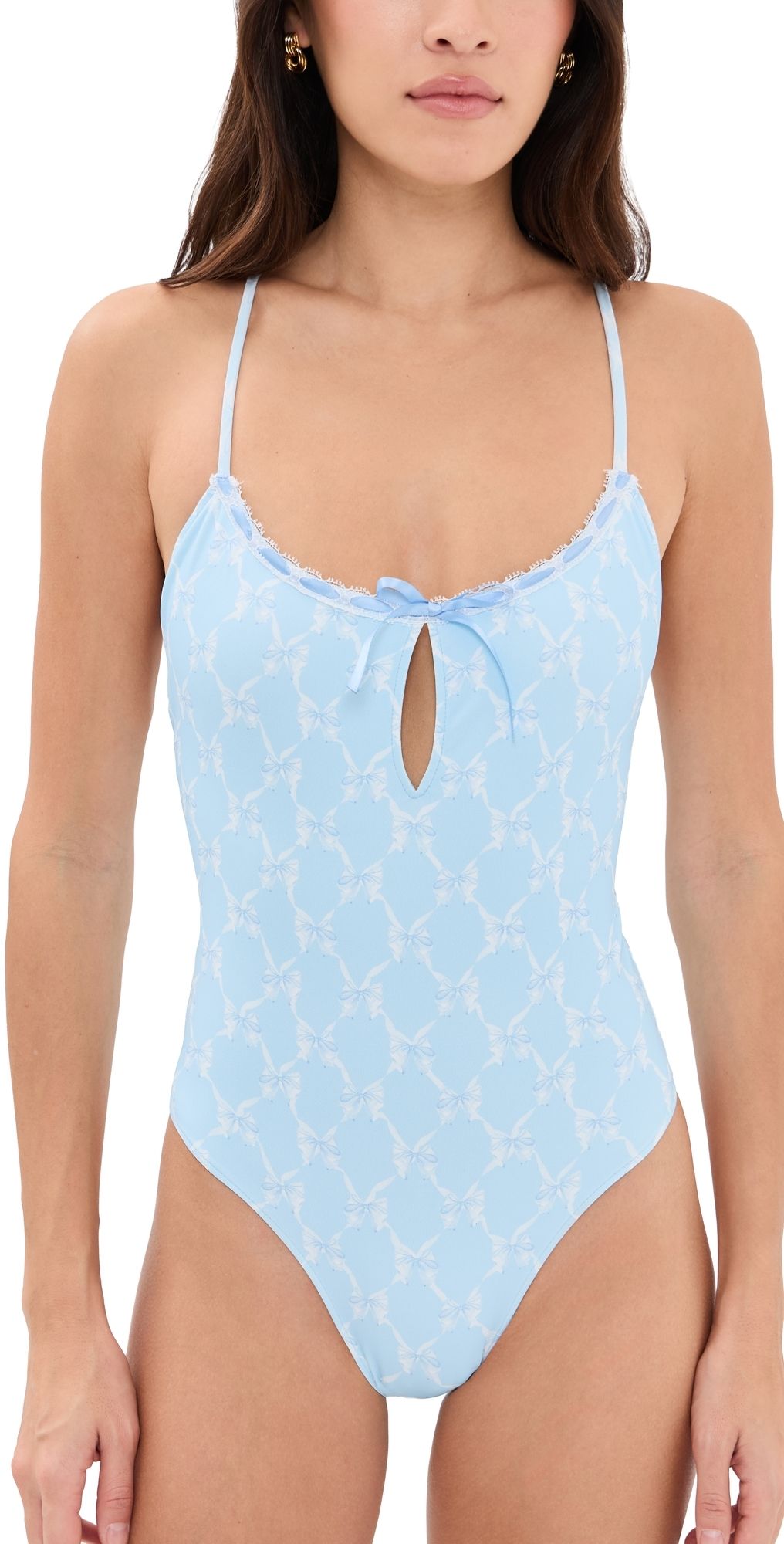 LoveShackFancy Laguna One Piece Chilled Blue XS