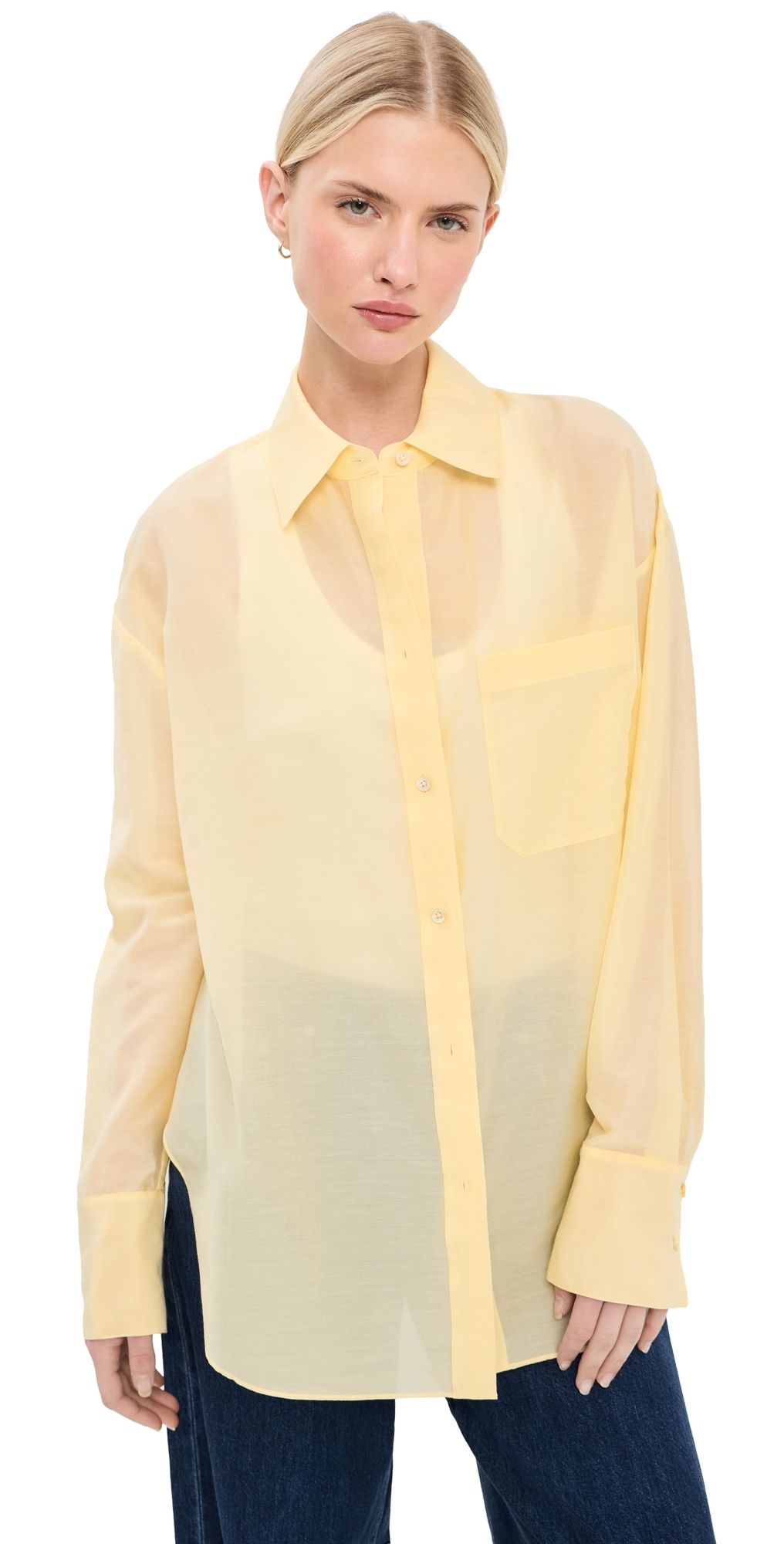 TWP Big Joe Button Down Top Flan XS/S
