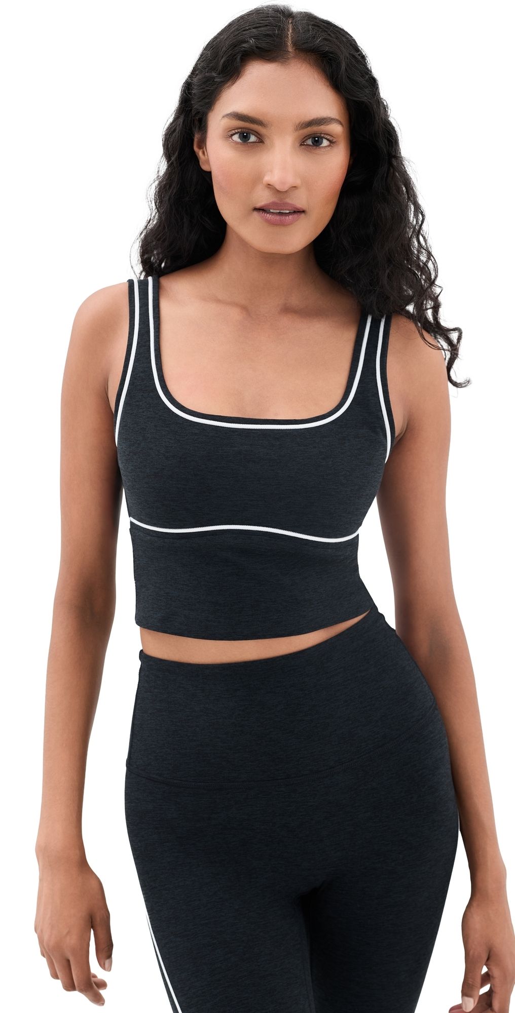 Beyond Yoga Spacedye Dynamic Crop Tank Darkest Night XS