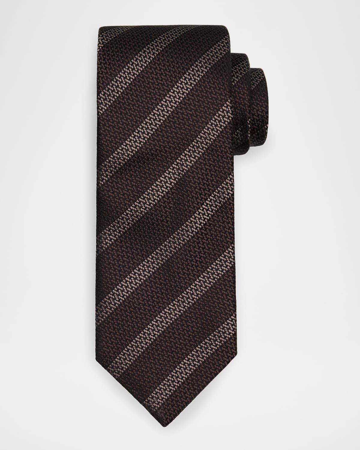 Men & apos;s Cross Stitch Stripe Tie