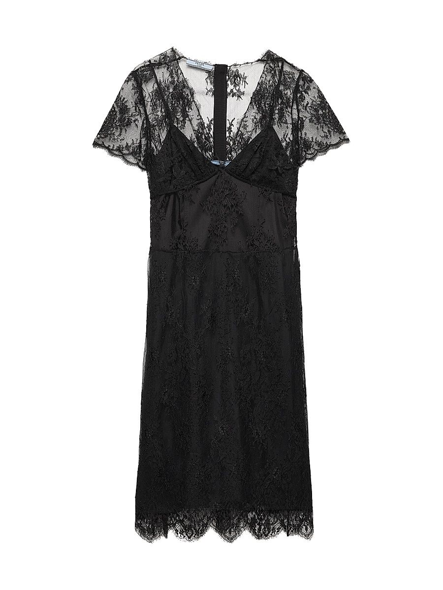 Women's Lace Dress - Black - Size 6