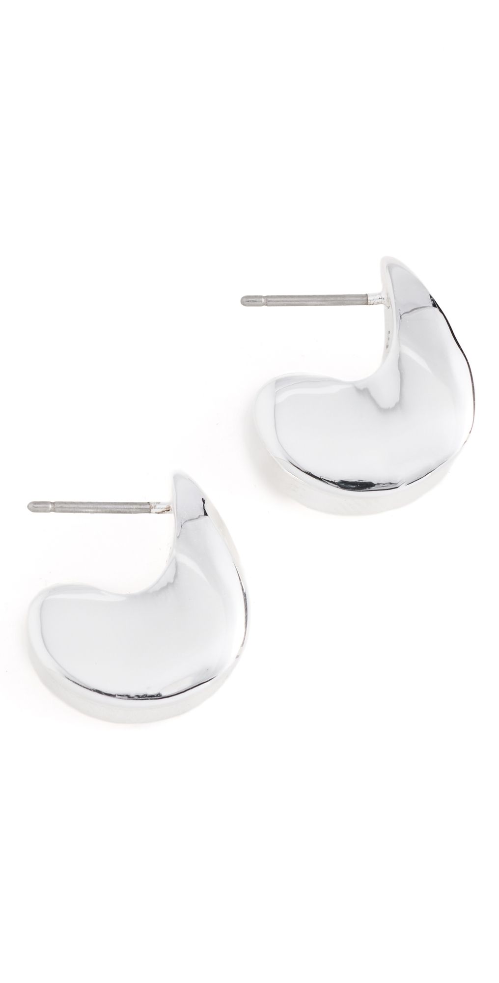 JENNY BIRD Paige Puff Earrings Silver One Size