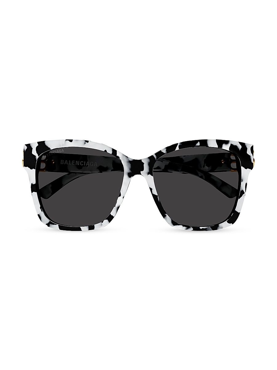 Women's Everyday 57MM Square Sunglasses - Havana