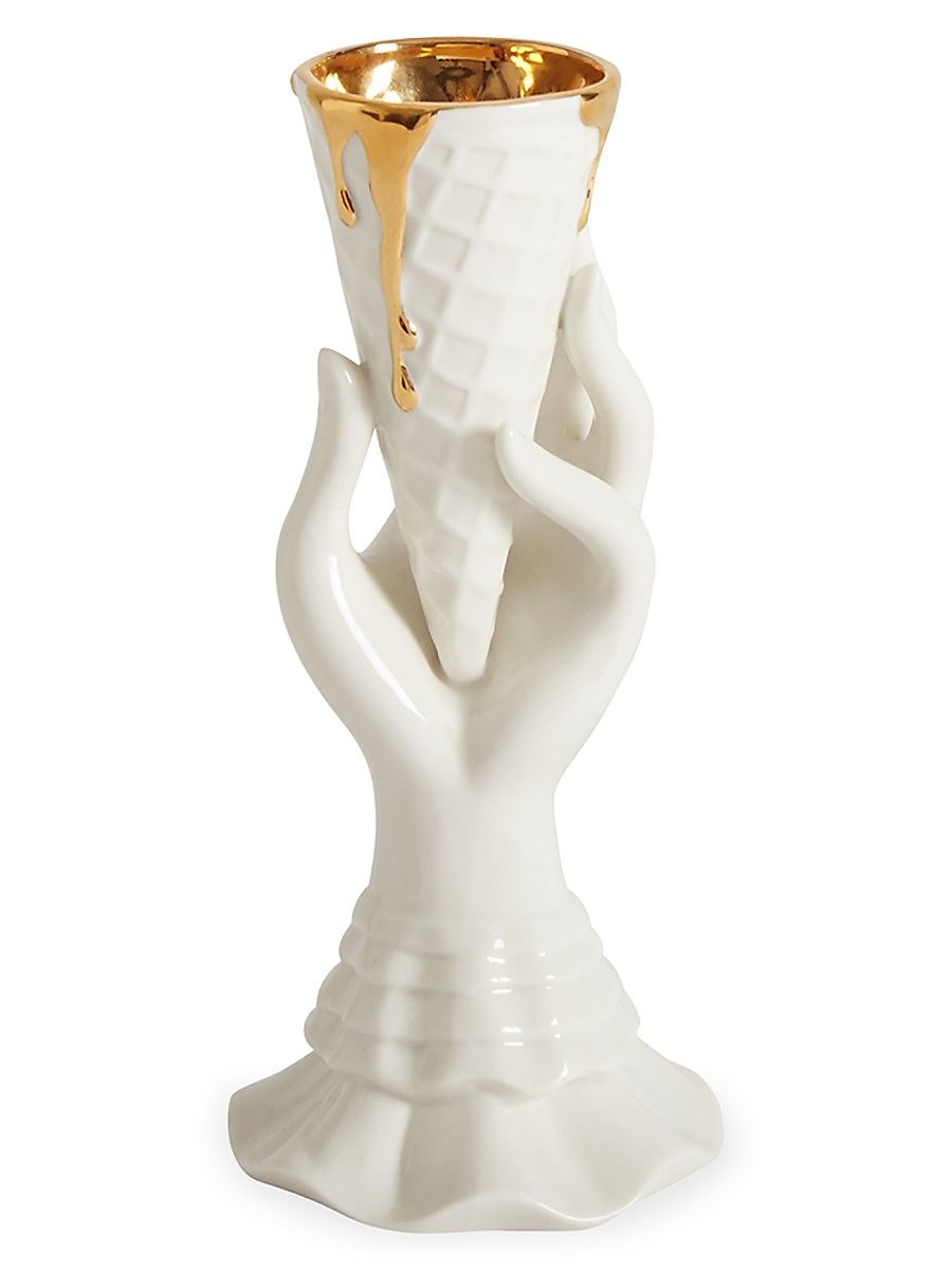Gilden I-Scream Vase - White