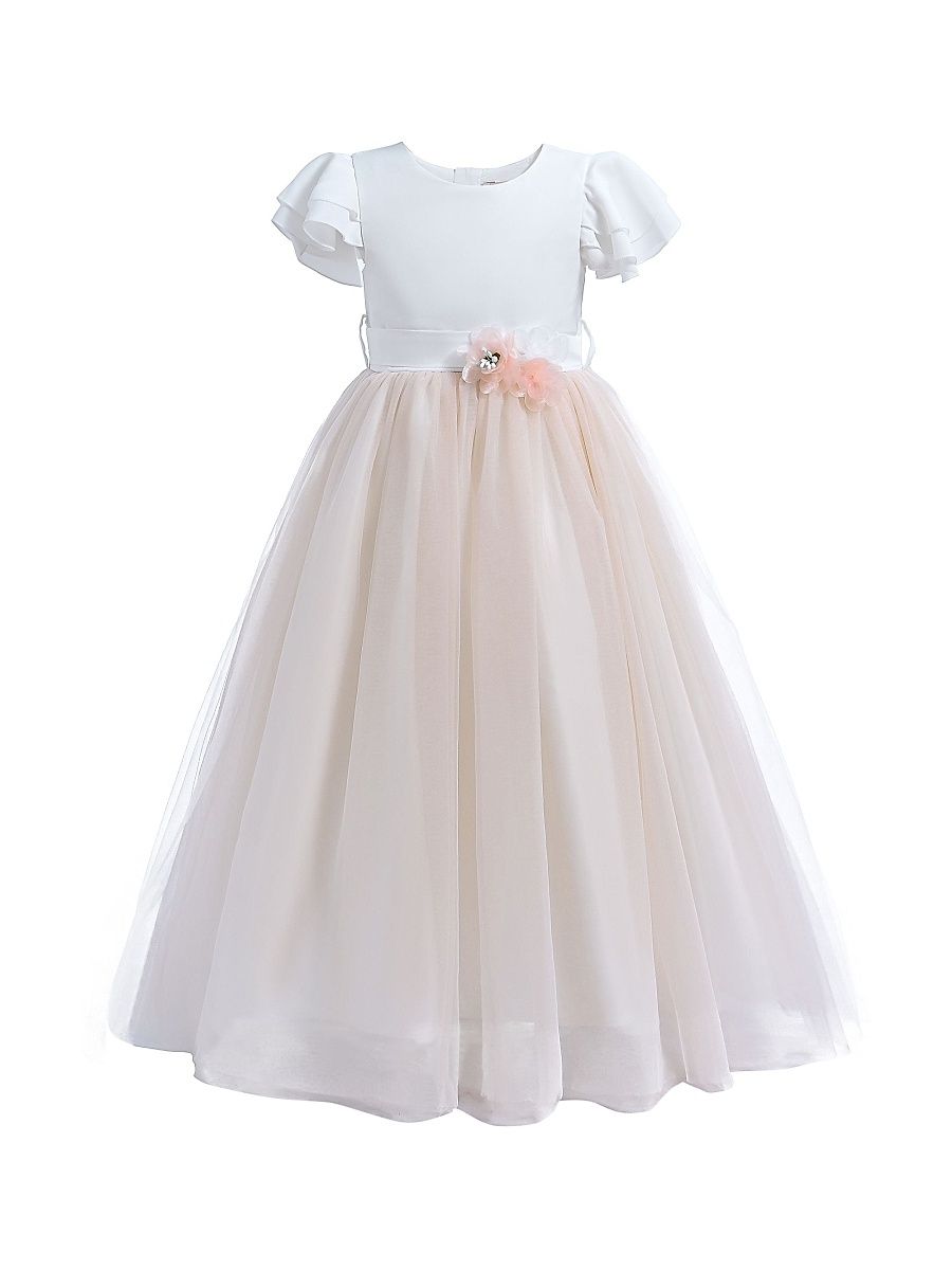 Little Girl's & Girl's Almeria Gown - White - Size 14