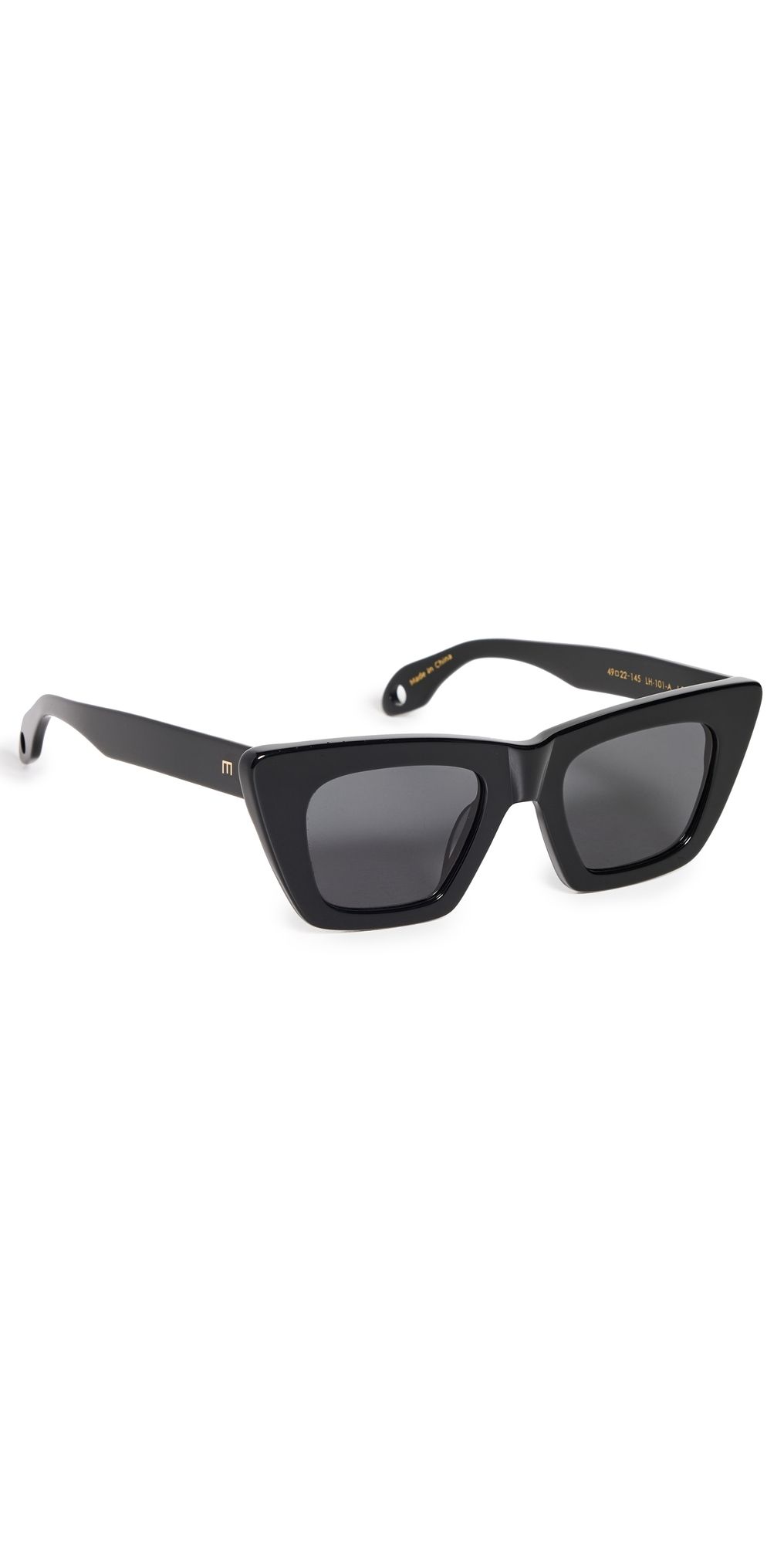Elisa Johnson Lori Sunglasses Black One Size