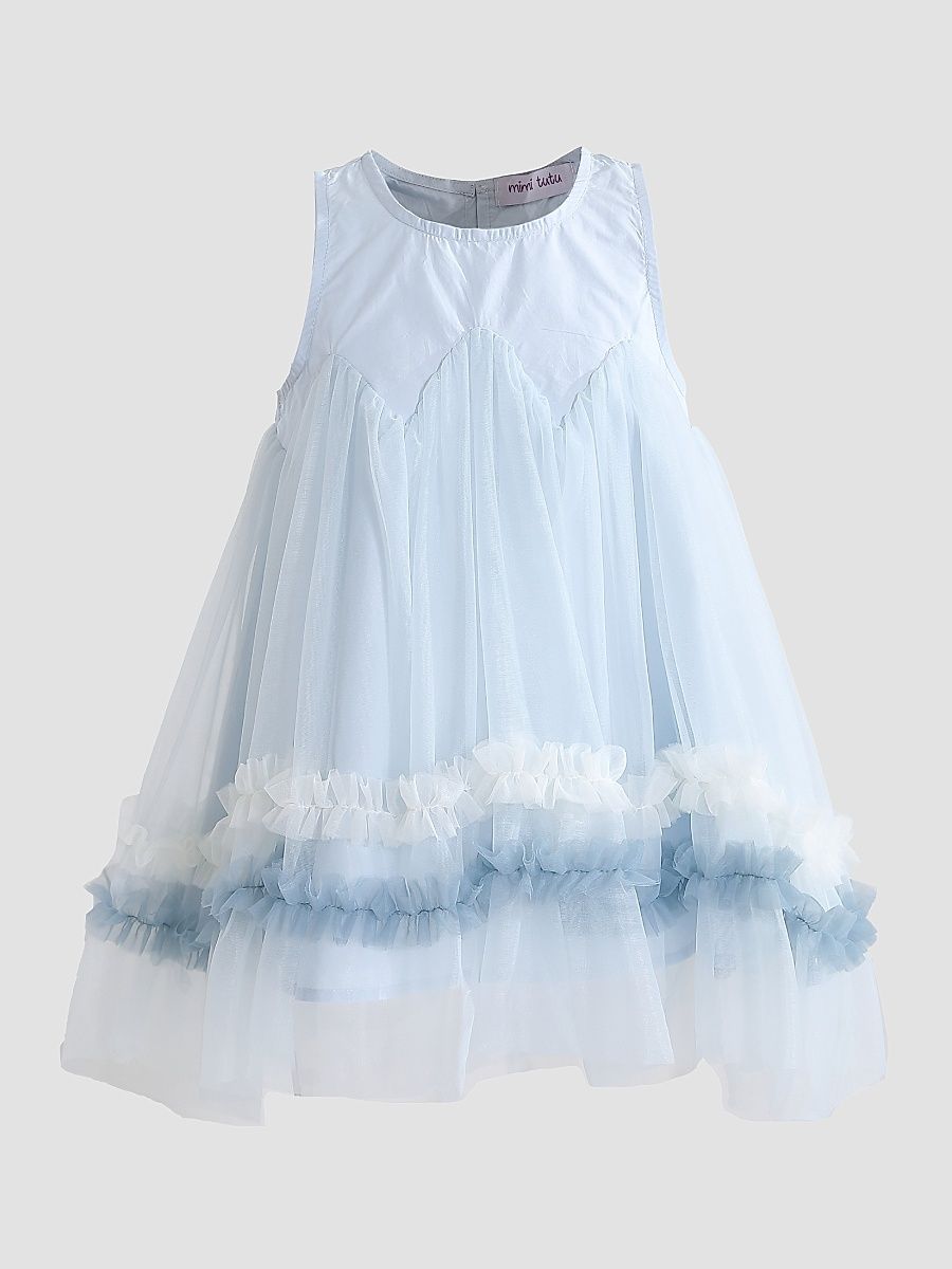 Little Girl's & Girl's Rosabella Dress - Blue - Size 8