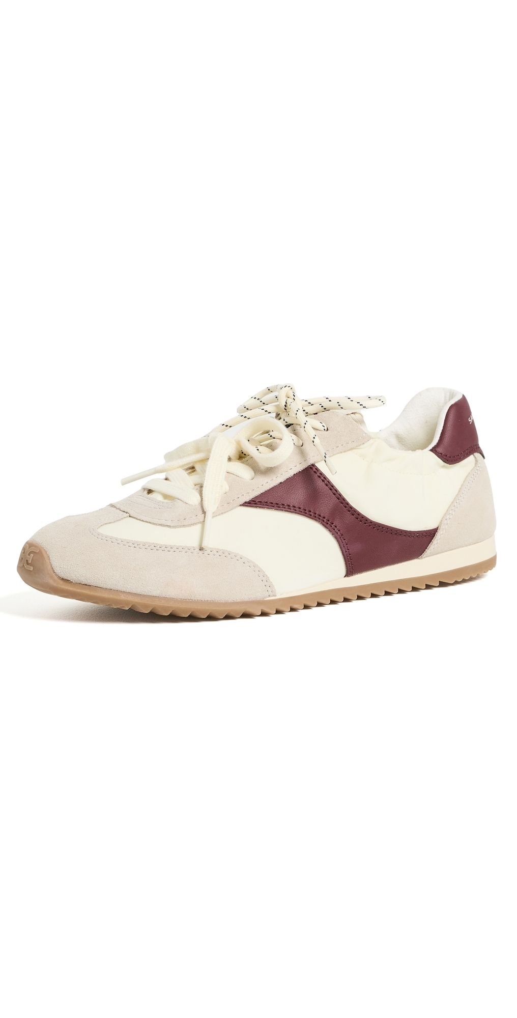 Sam Edelman Ivanna Sneakers White/Griege/French Merlot 6.5