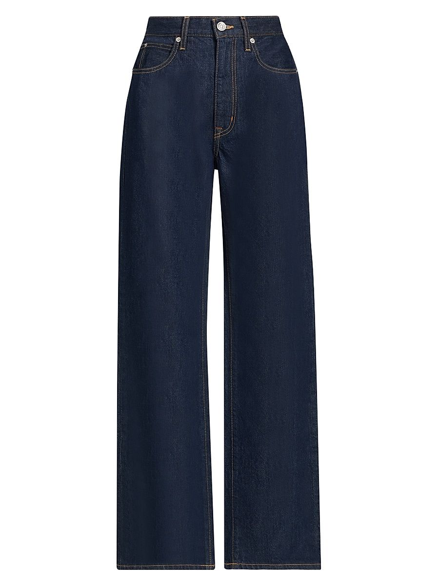 Women's London High-Rise Straight-Leg Jeans - Midnight Mile - Size 30