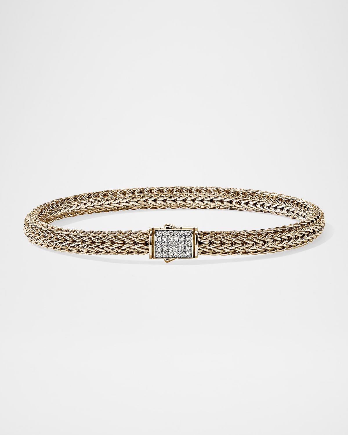 Men & apos;s Icon 14K Gold Bracelet with Diamonds