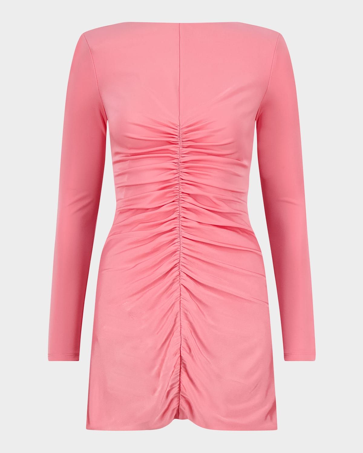 Riley Ruched Jersey Mini Dress