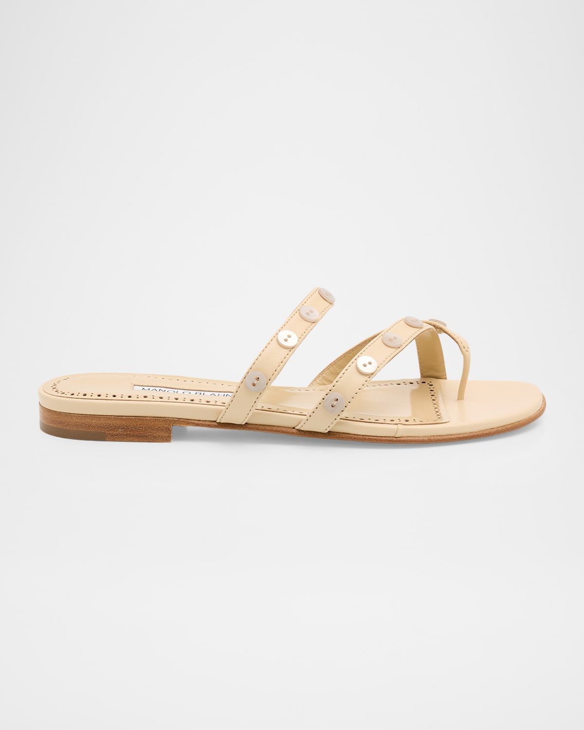 Irafli Leather Thong Sandals