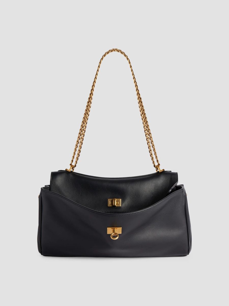Balenciaga Women's Rodeo East-West Chain Shoulder Bag - Black