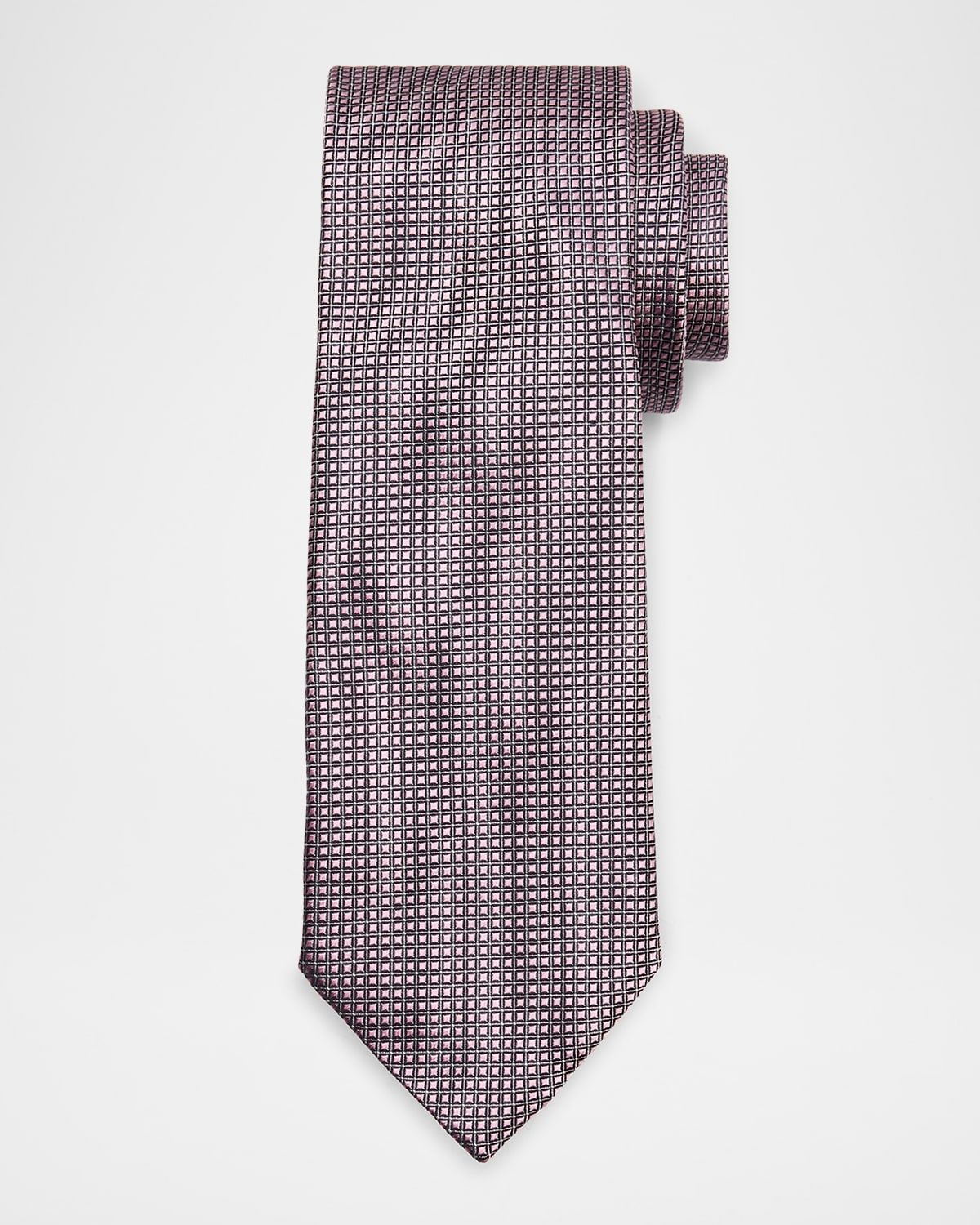 Men & apos;s Micro-Neat Silk Tie